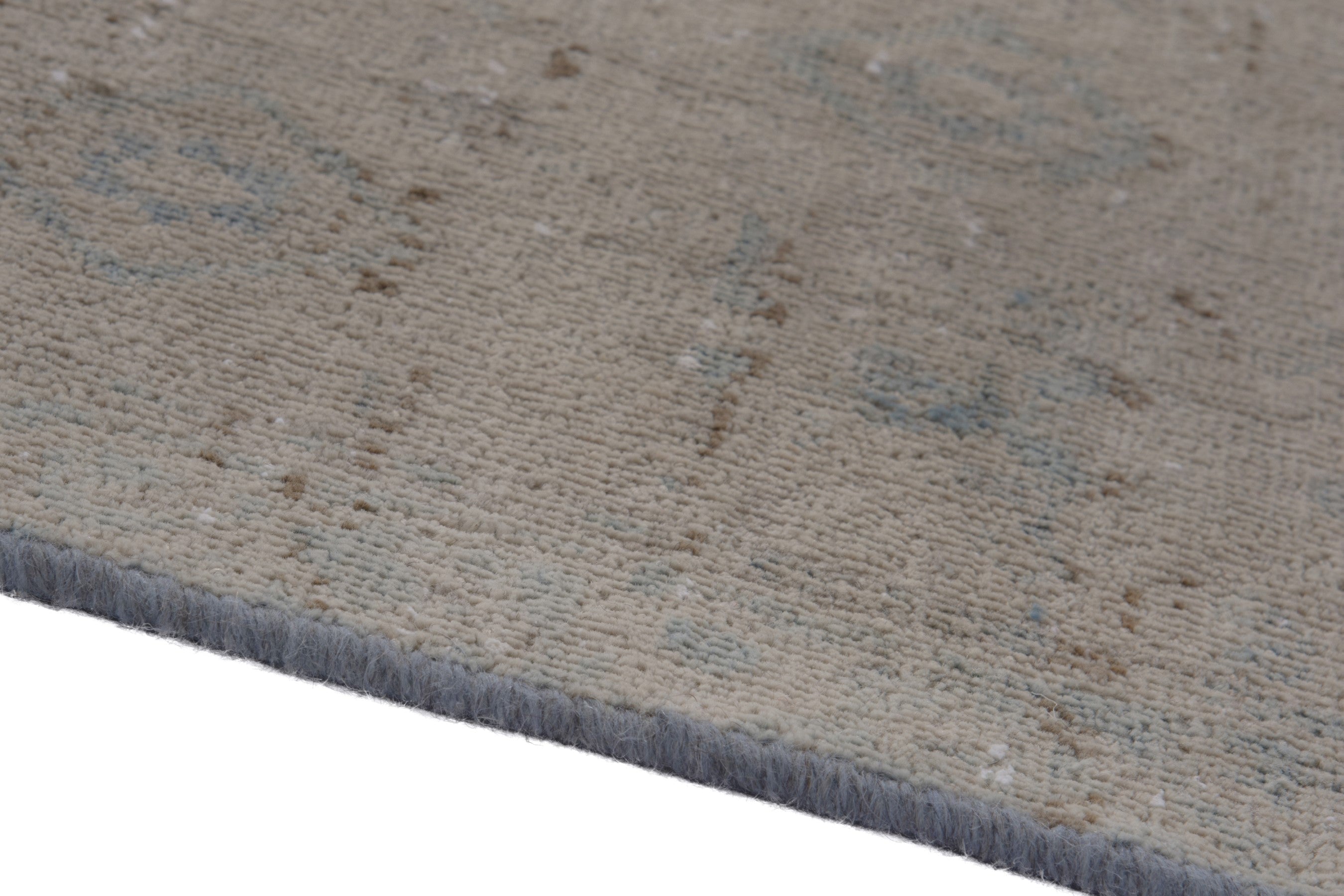 Persian Mahal runner rug in taupe and greige, view 8 of 17