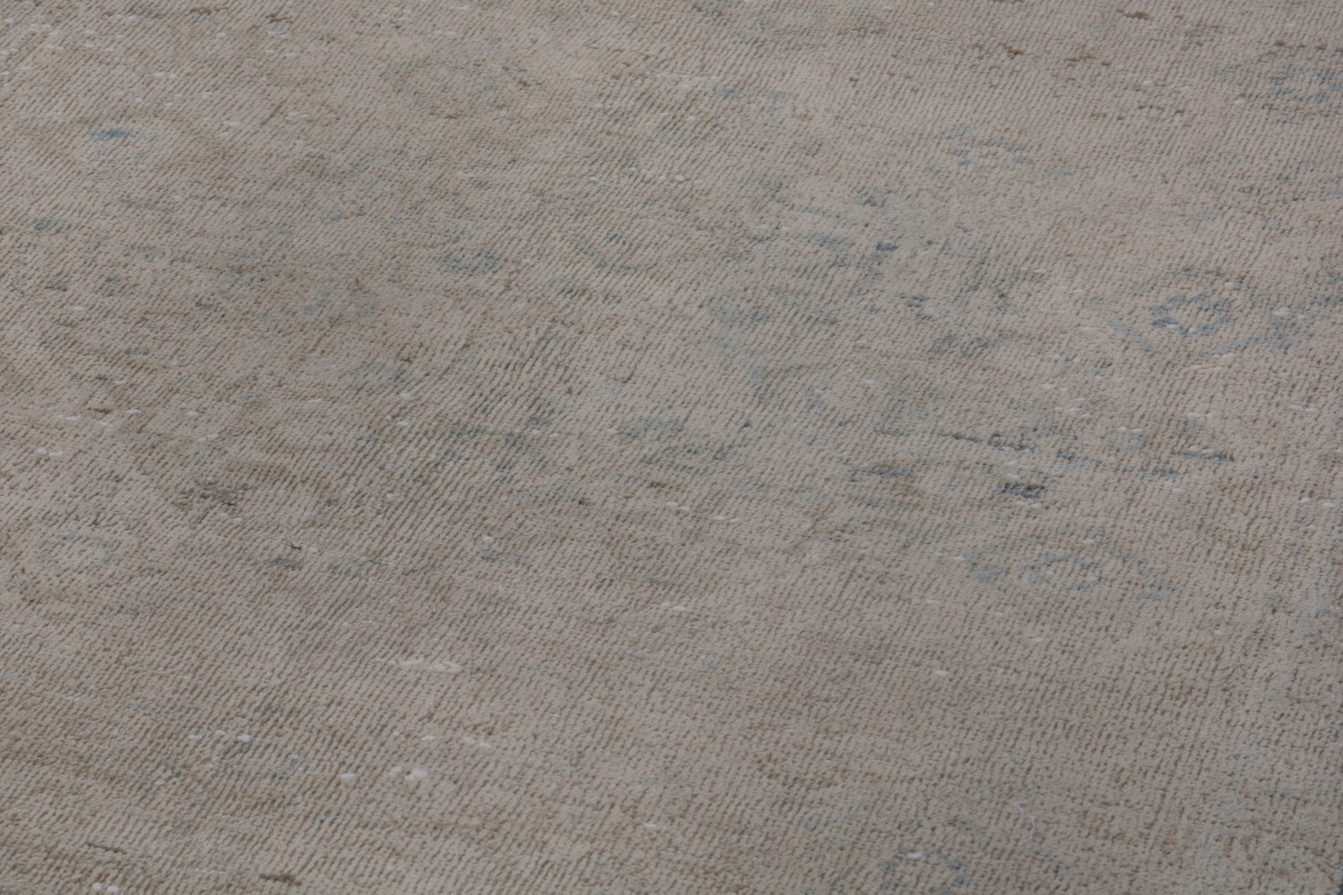 Persian Mahal runner rug in taupe and greige, view 9 of 17