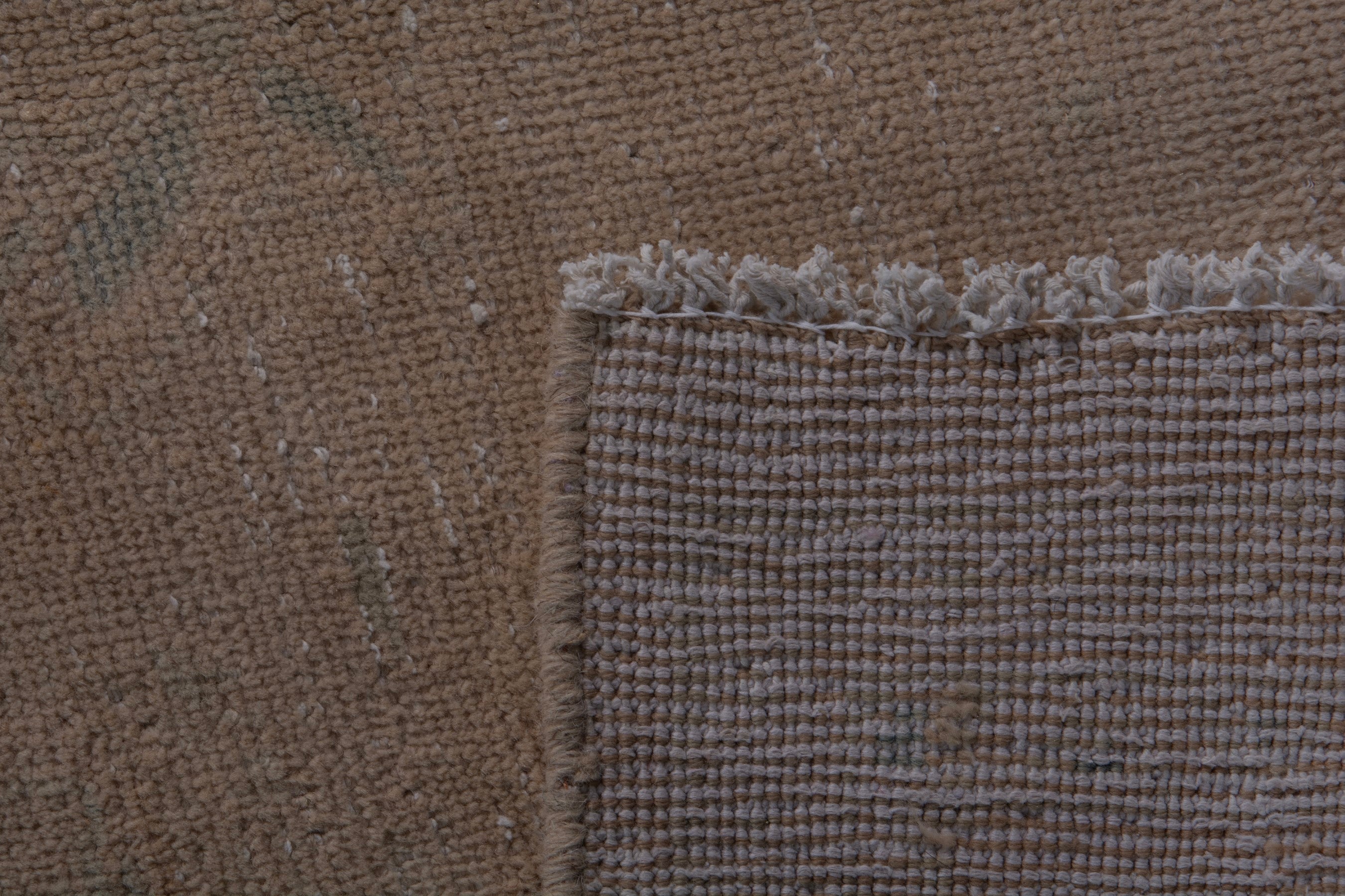 Persian Mahal runner rug in smoke and greige, view 19 of 19