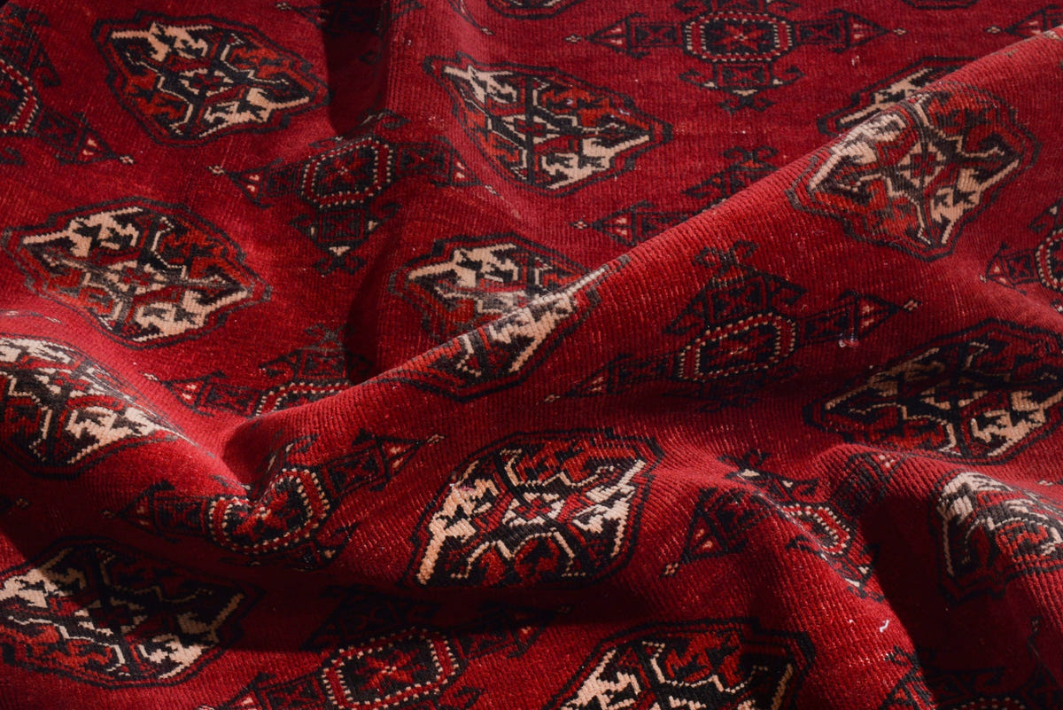 2144, Persian Torkaman Area Rug