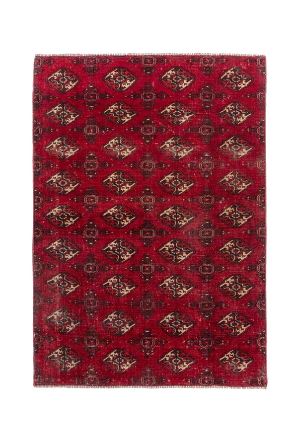2144, Persian Torkaman Area Rug