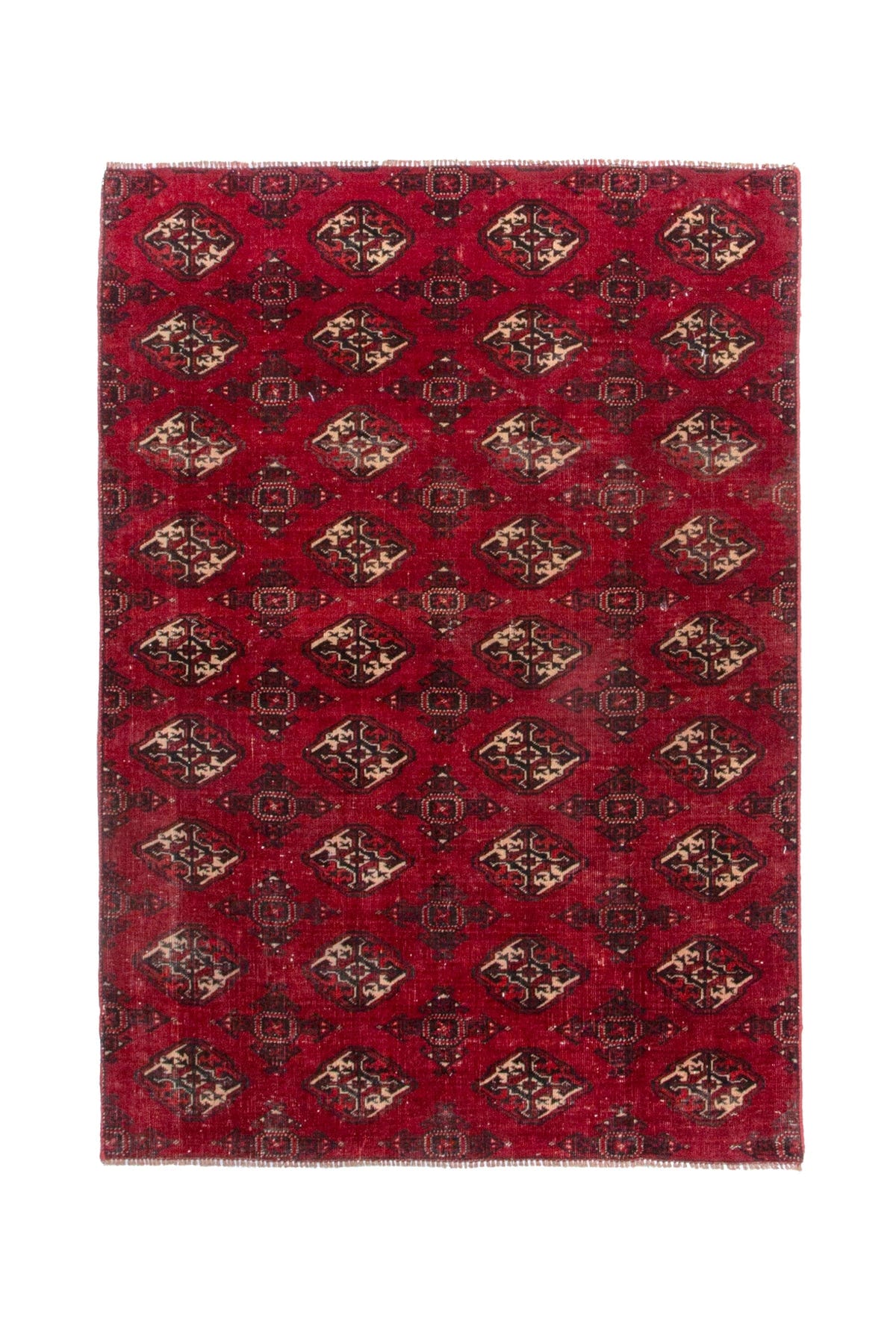 2144, Persian Torkaman Area Rug