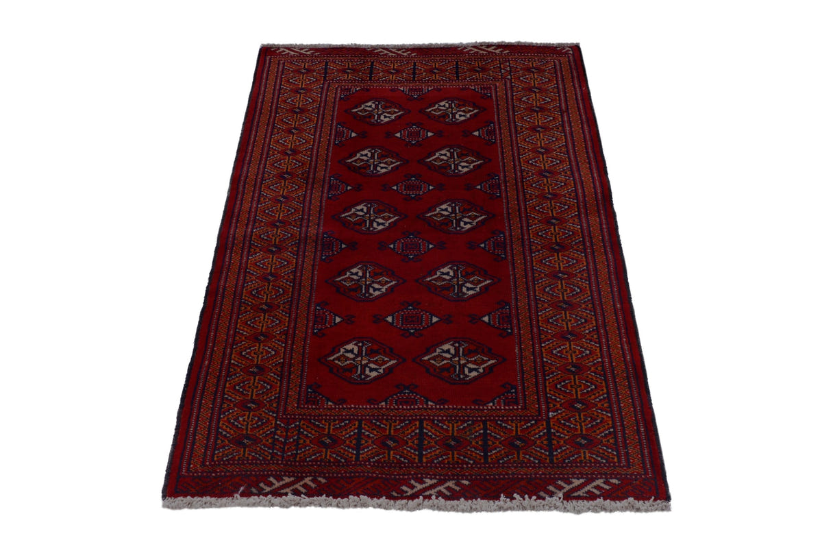 2154, Persian Torkaman Area Rug