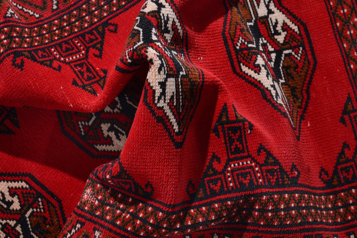 2164, Persian Torkaman Area Rug
