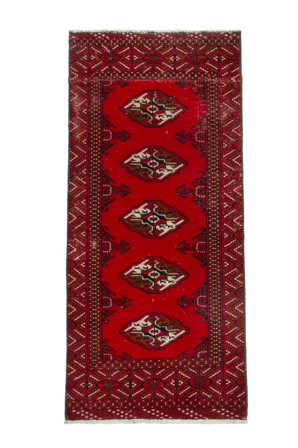 2164, Persian Torkaman Area Rug