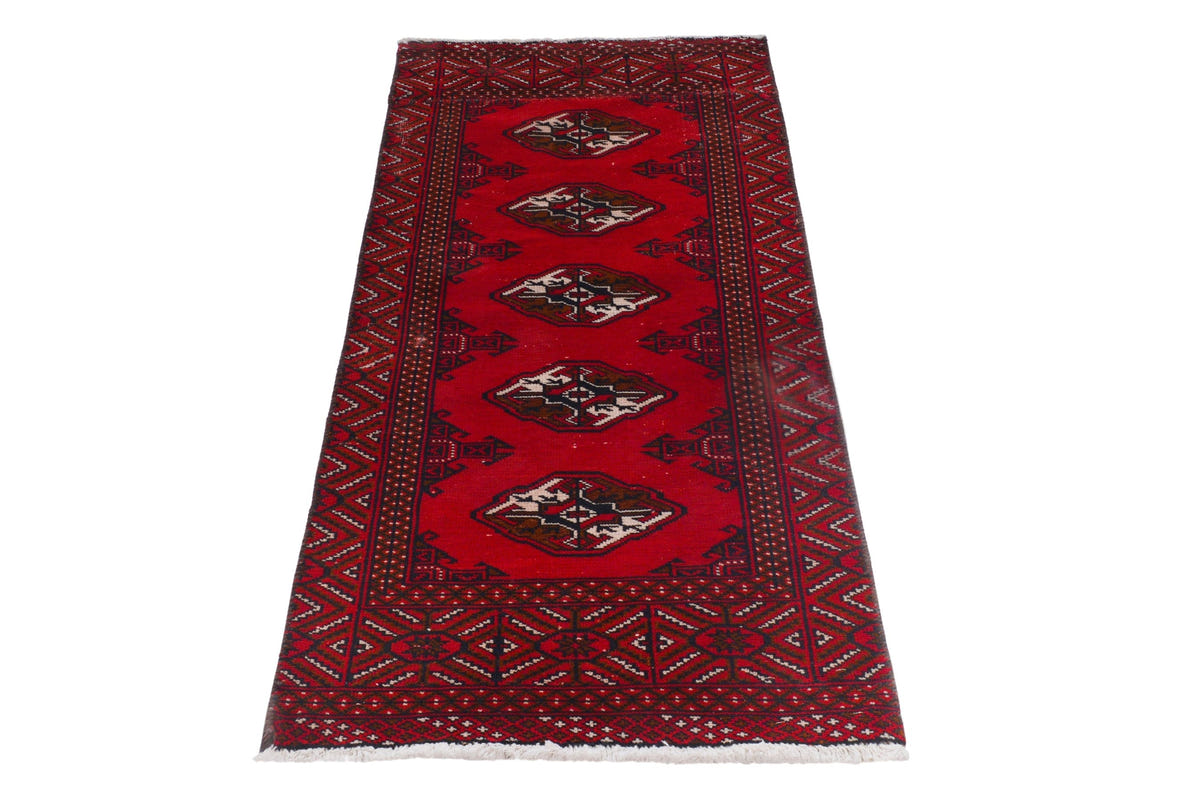 2164, Persian Torkaman Area Rug
