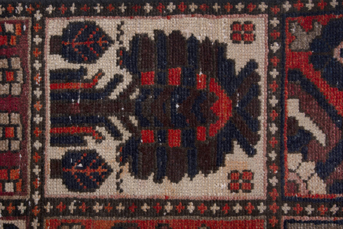 2197, Persian Bakhtiari Runner Rug
