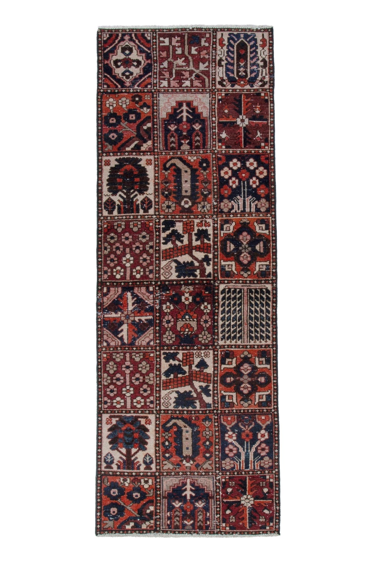 2197, Persian Bakhtiari Runner Rug