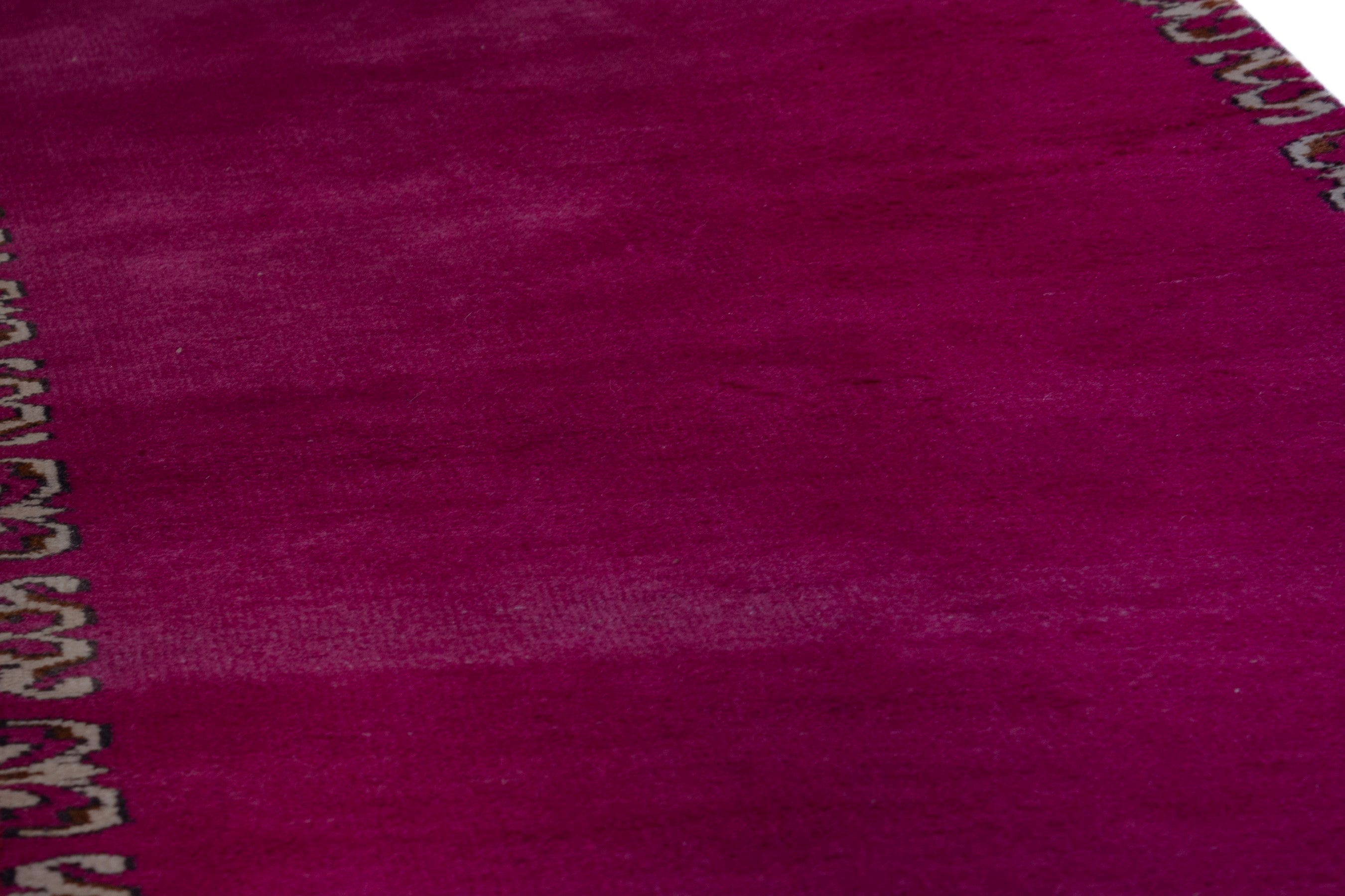 Persian Tabriz runner rug in burgundy, view 10 of 18