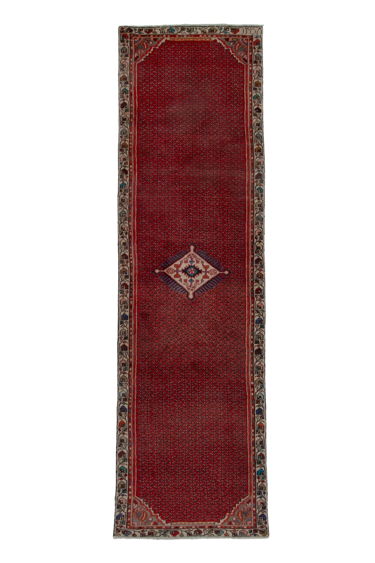 2241, Persian Botteh Runner Rug