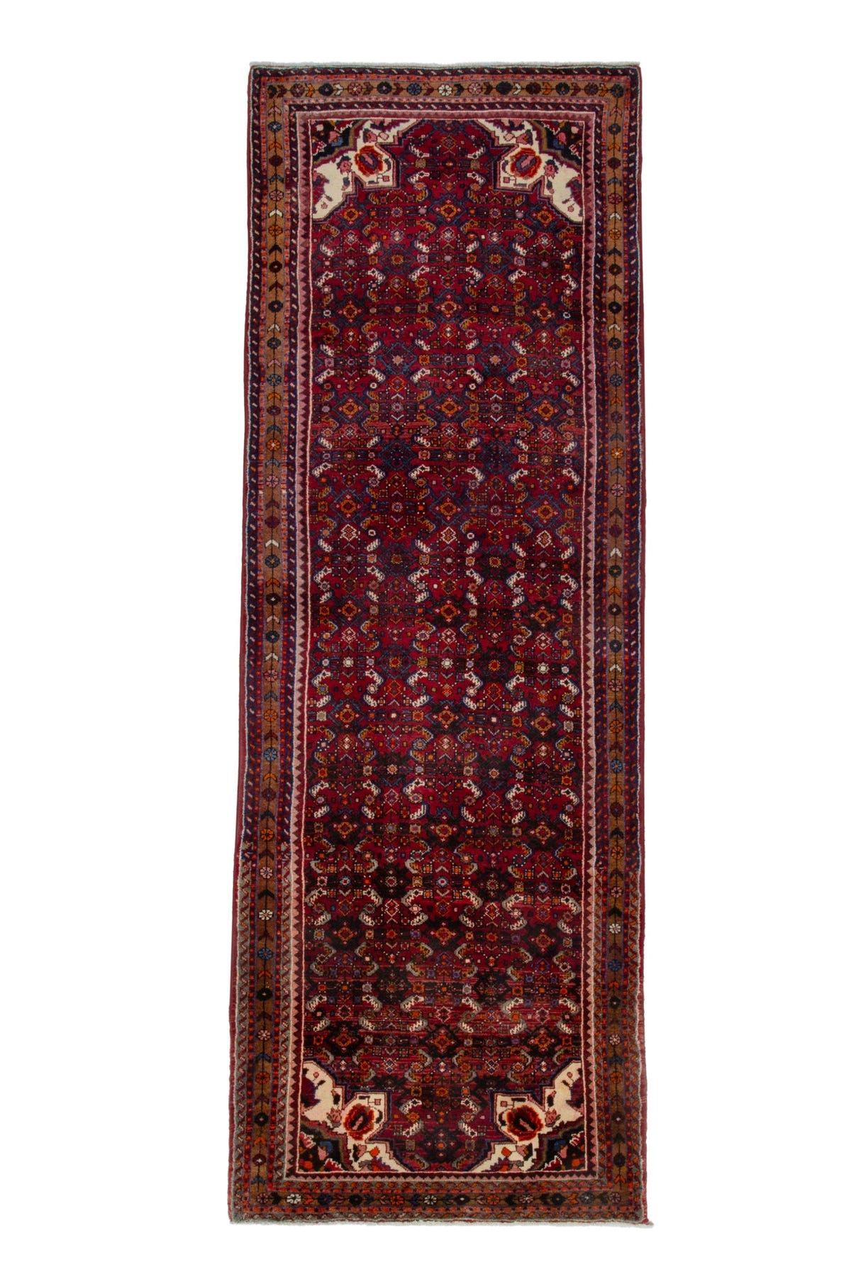 2250, Persian Hossein Abad Runner Rug