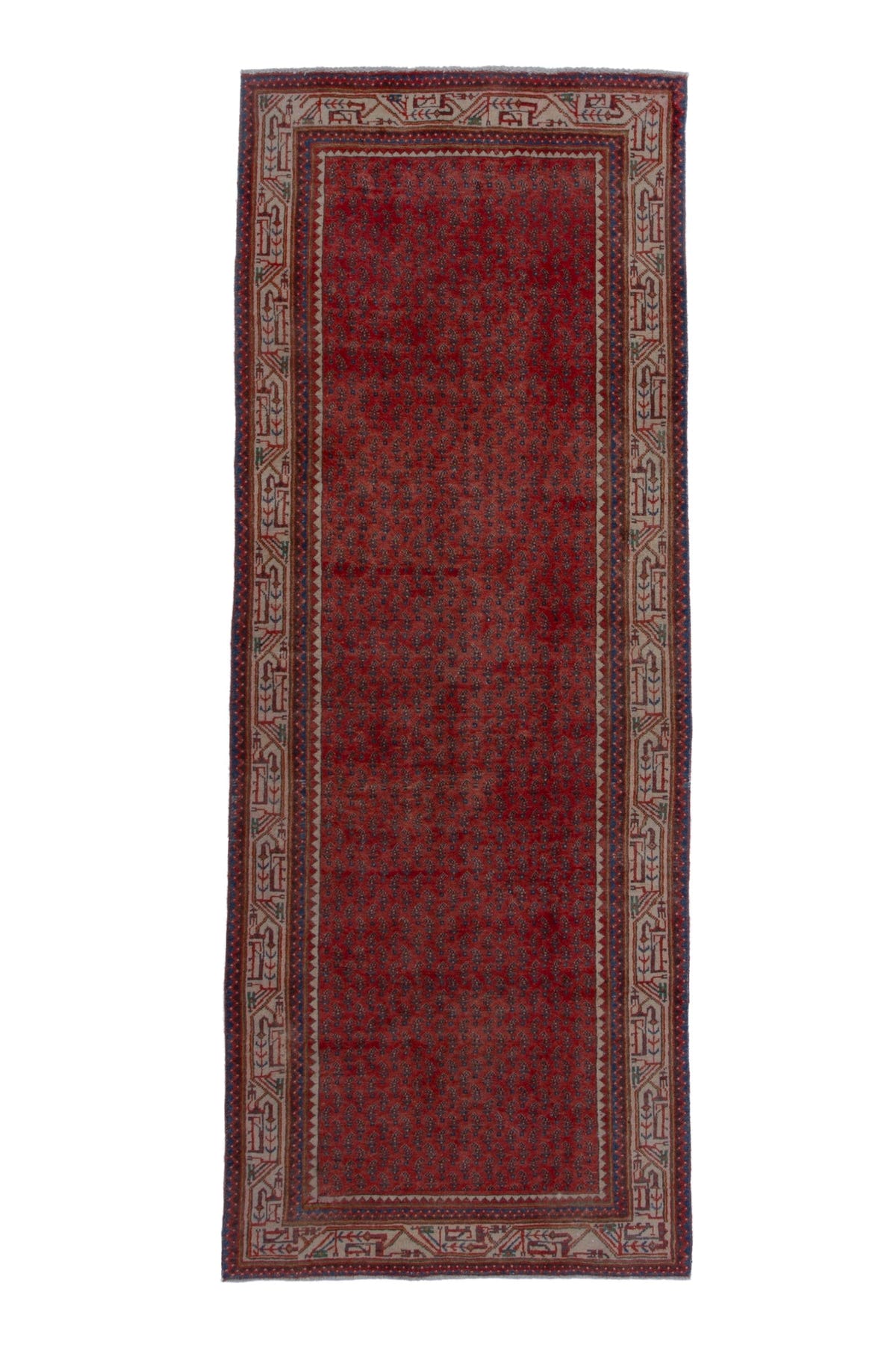 2265, Persian Botteh Runner Rug