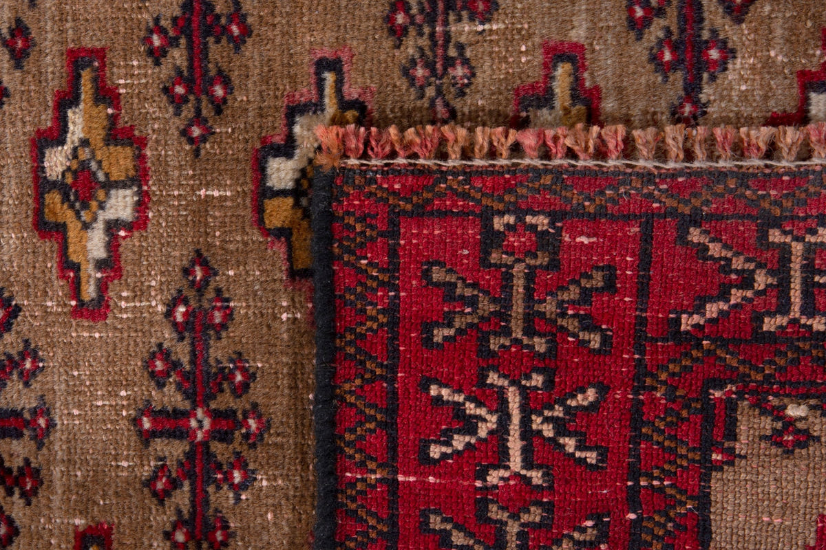 2294, Persian Torkaman Mini Rug