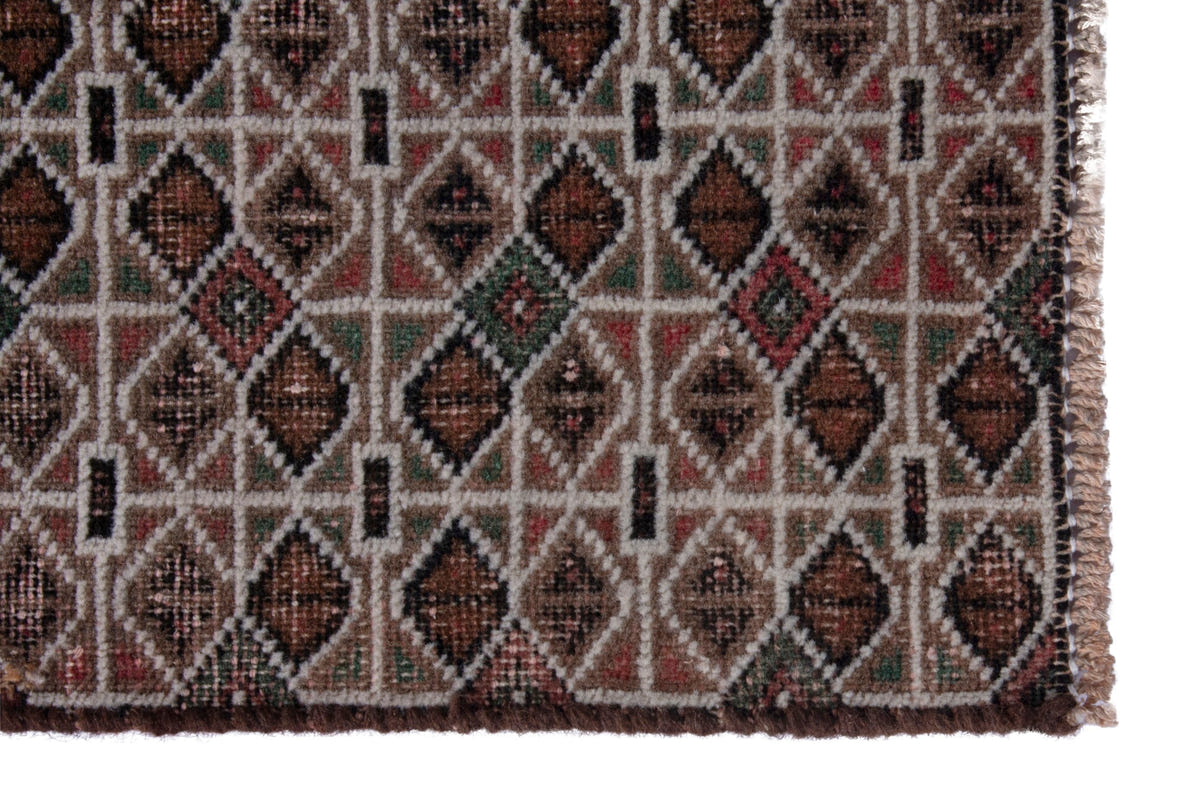 2330, Persian Torkaman Mini Rug