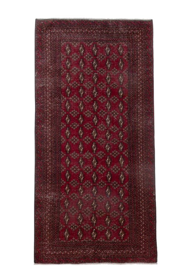 2391, Persian Baluch Runner Rug