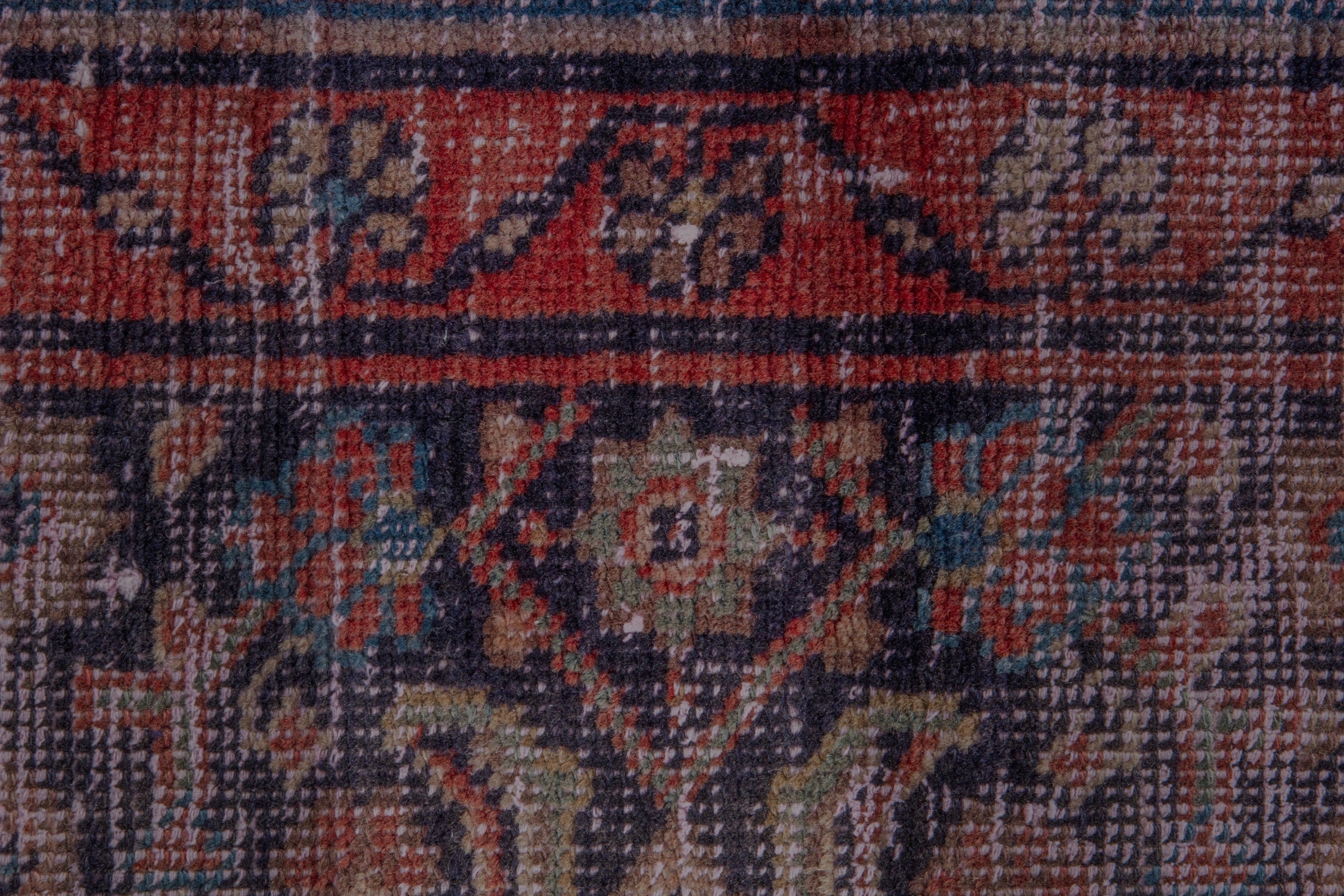 Persian Mahal area rug in light gray and dark blue, view 13 of 17