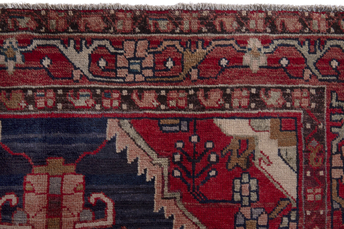 2450, Persian Nahavand Runner Rug