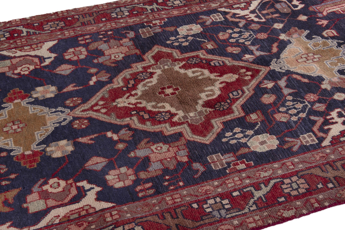 2450, Persian Nahavand Runner Rug