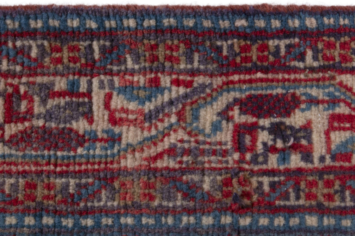 2537, Persian Botteh Runner Rug