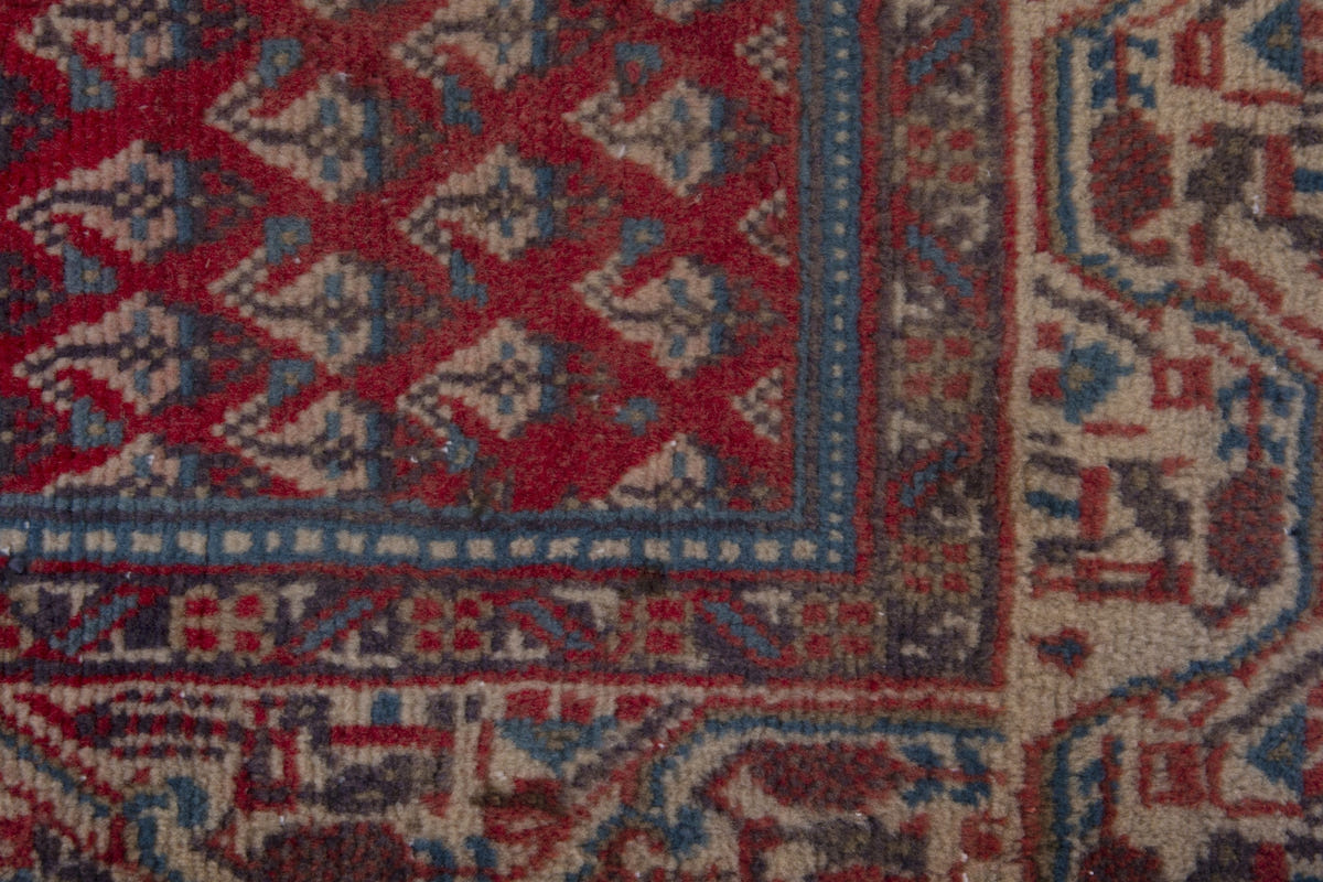2537, Persian Botteh Runner Rug