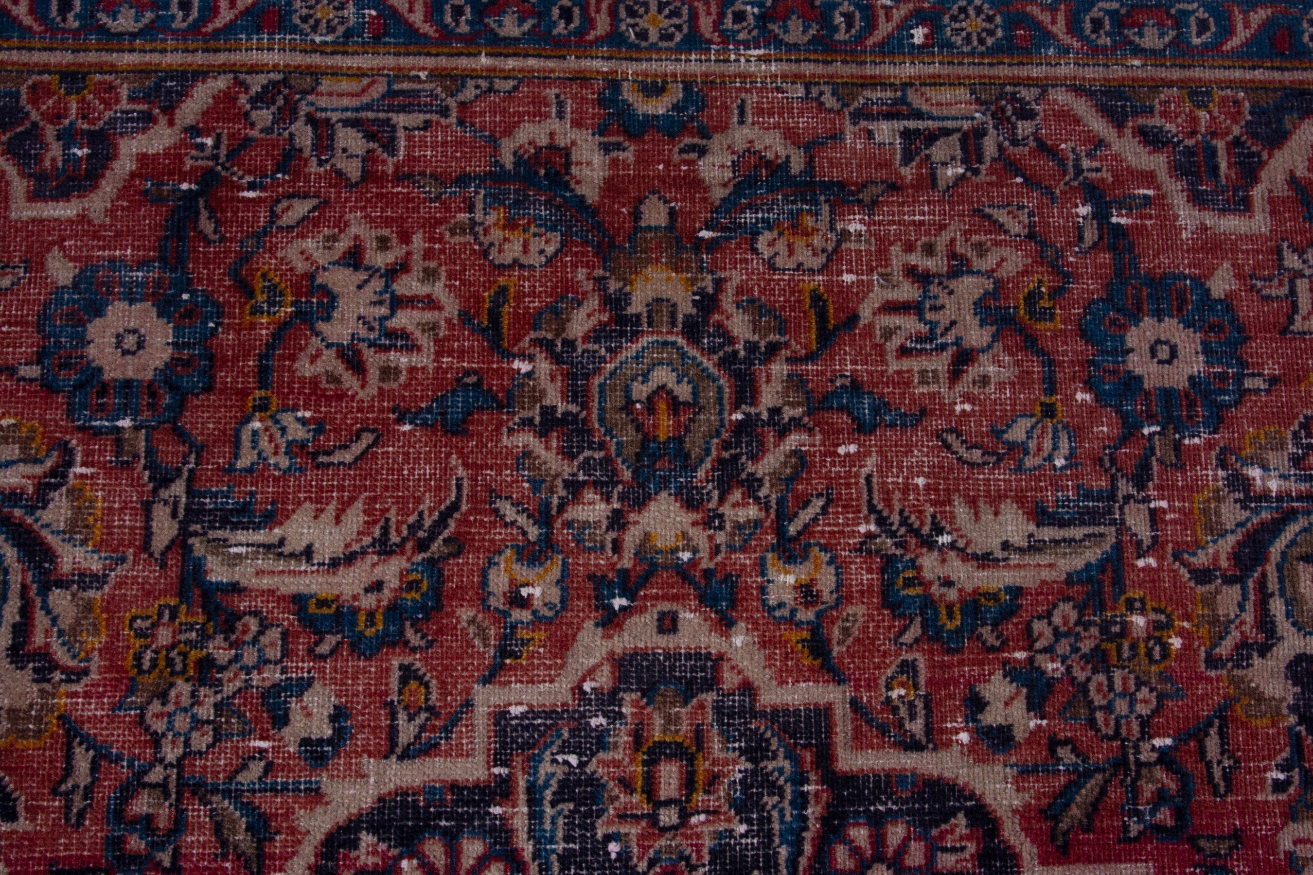 Persian Ardakan runner rug in burgundy and deep red, view 13 of 18