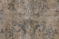 Turkish Anatolian oversized rug in light brown and greige, view 6 of 22