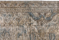 Turkish Anatolian oversized rug in light brown and greige, view 7 of 22