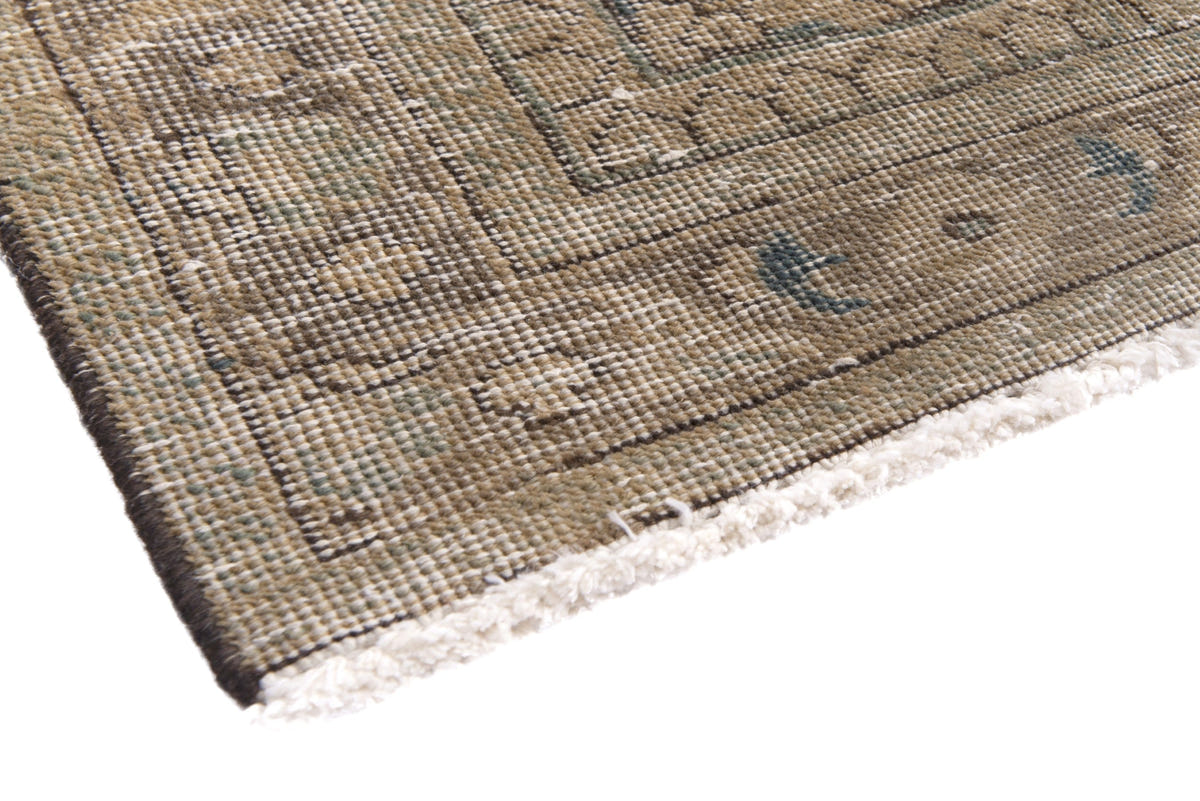 Turkish Anatolian oversized rug in light brown and greige, view 19 of 22