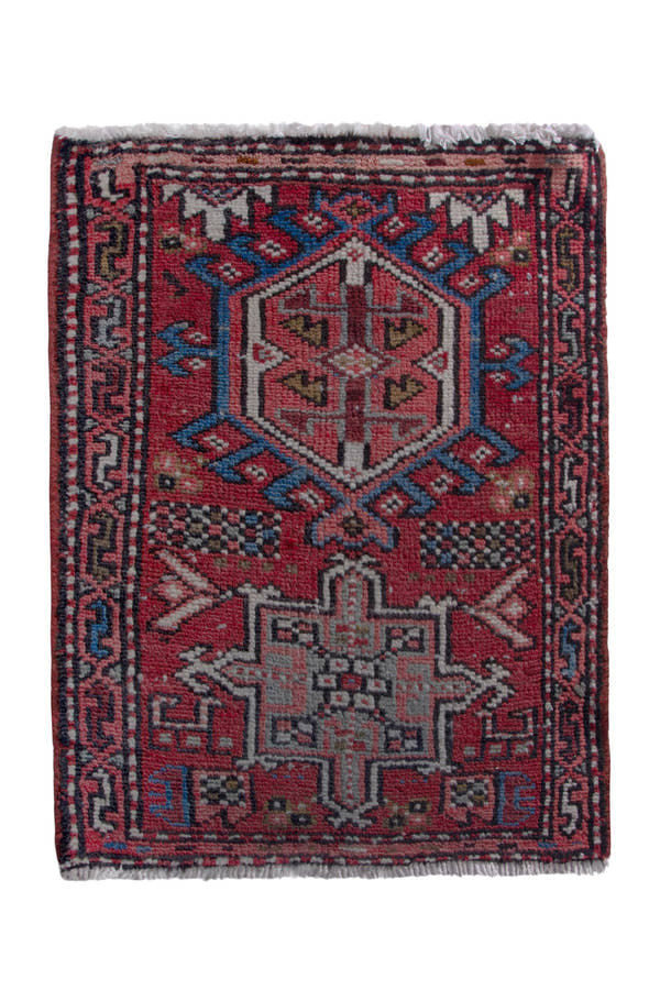 2605, Persian Gharajeh Mini Rug