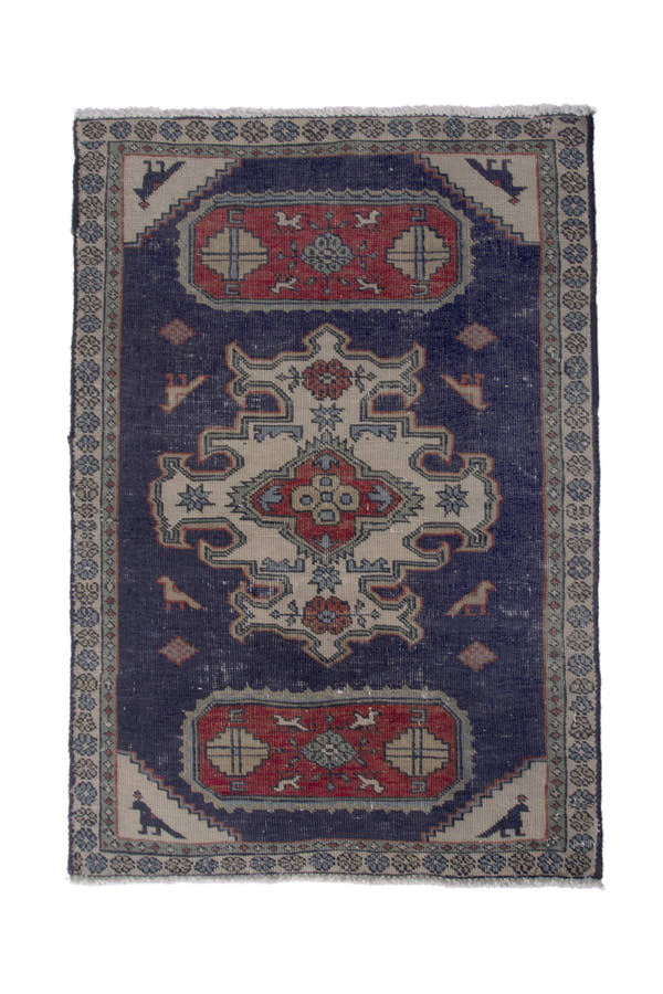 2618, Persian Ardabil Mini Rug