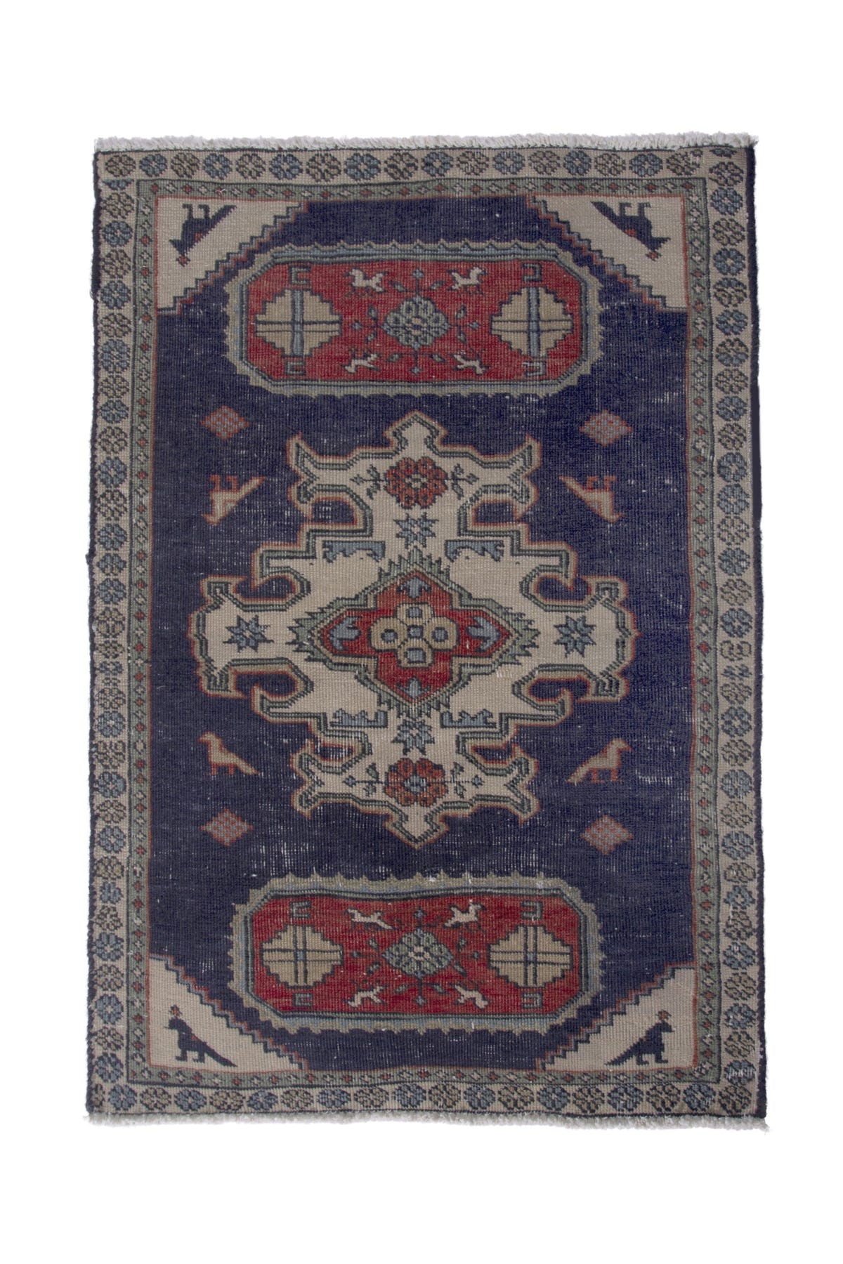 2618, Persian Ardabil Mini Rug