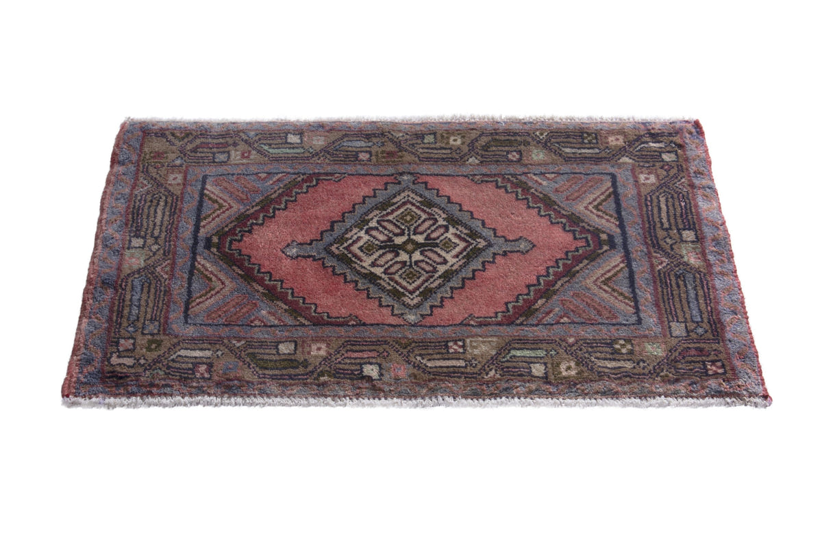 2646, Persian Hamadan Mini Rug