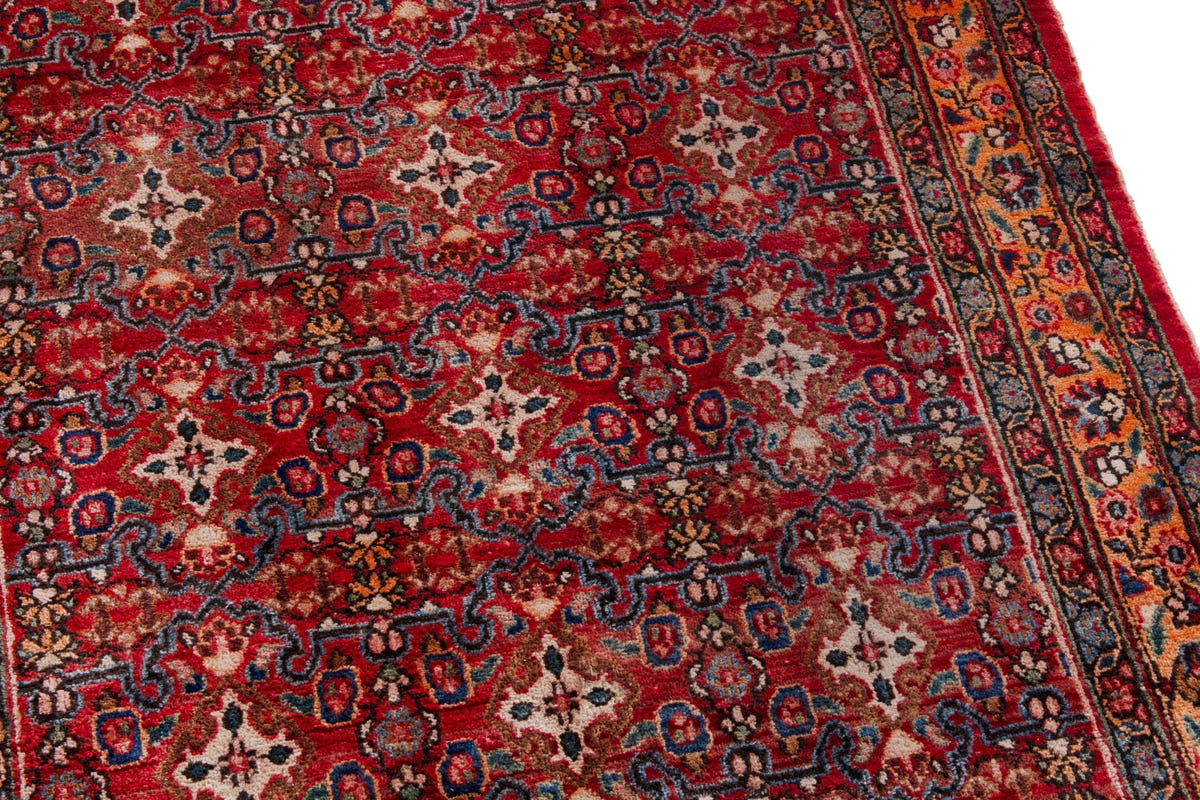 2902, Persian Birjand Runner Rug