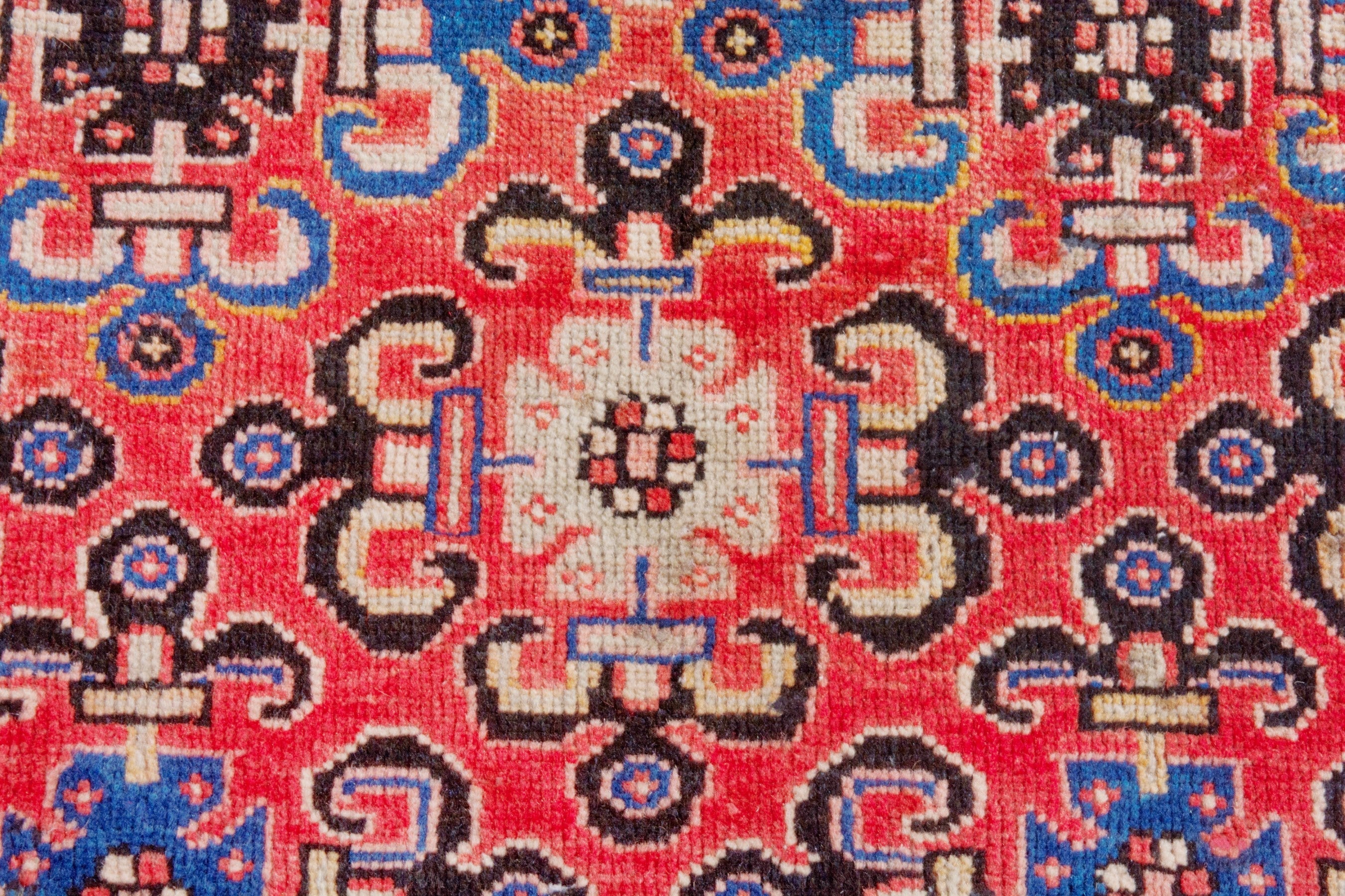 Persian Arak runner rug in rust and deep red, view 10 of 18