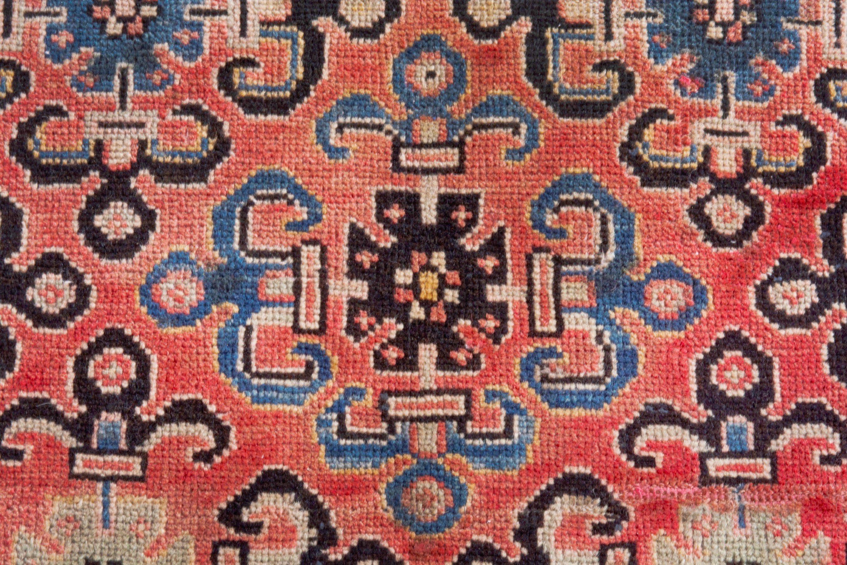 Persian Arak runner rug in rust and deep red, view 11 of 18