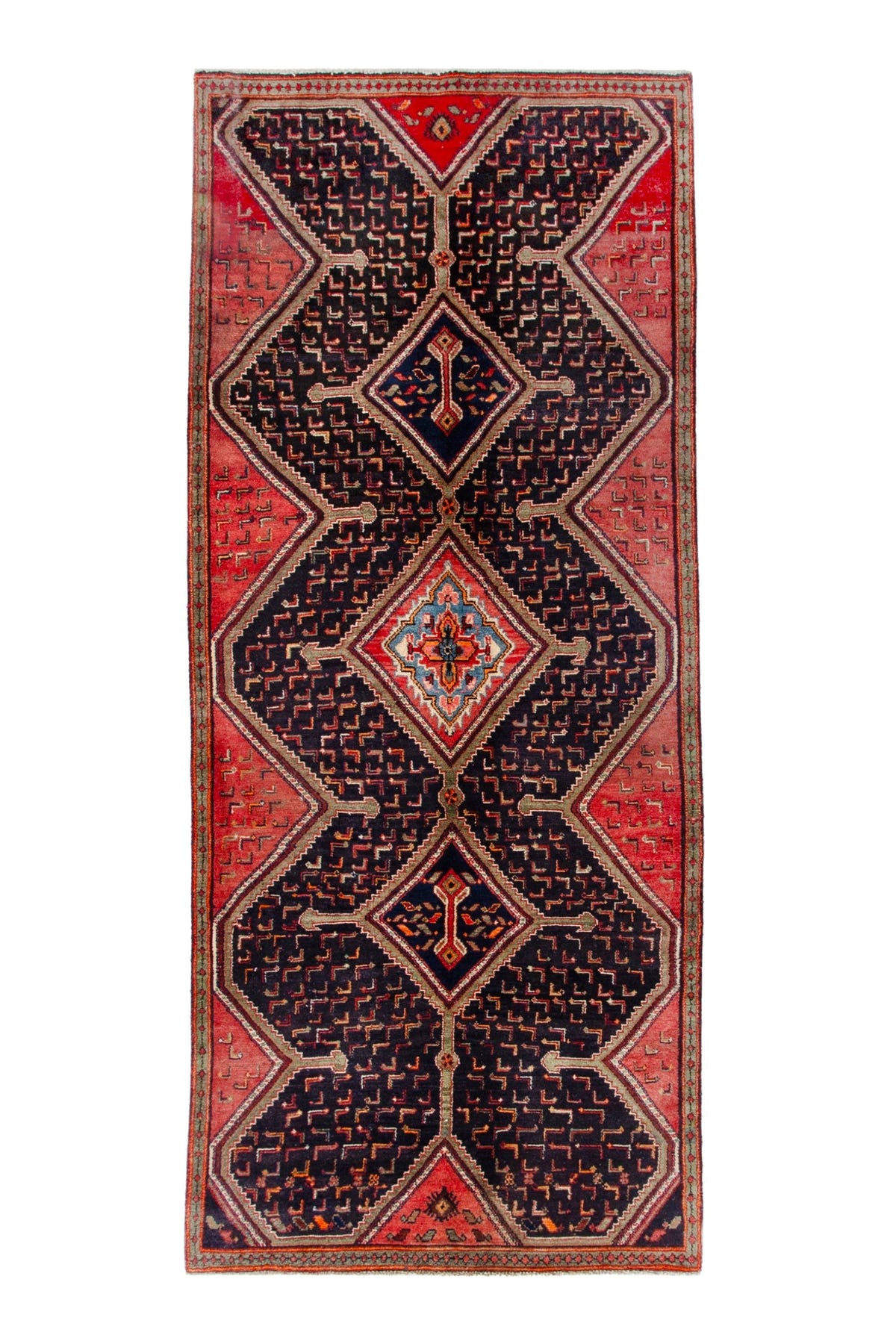 2913, Persian Songhor Runner Rug