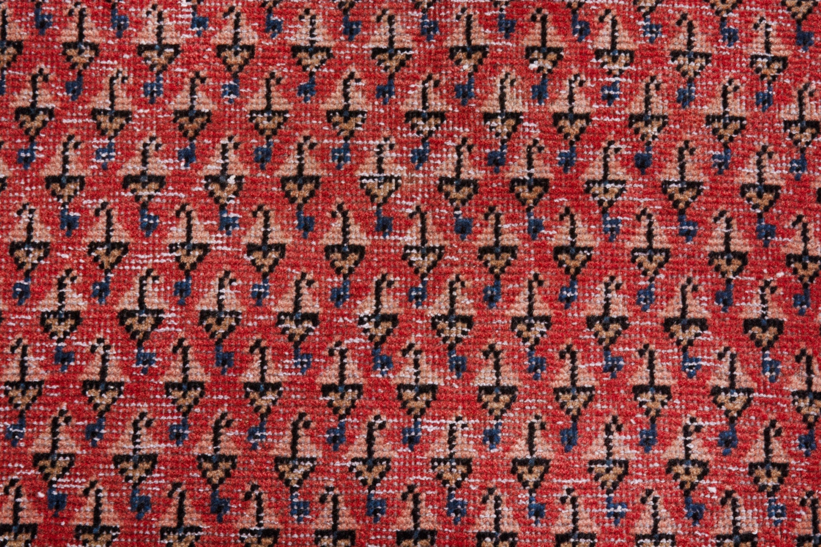 Persian Arak runner rug in deep red and terracotta, view 12 of 18
