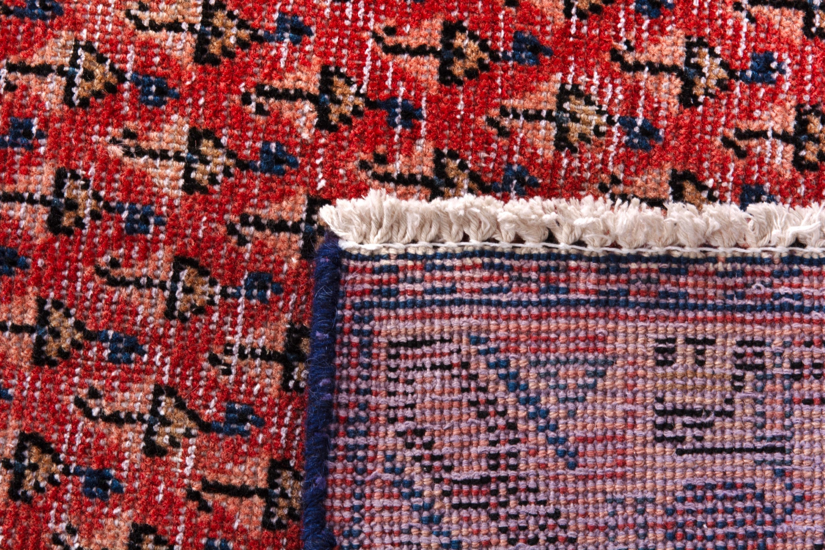 Persian Arak runner rug in deep red and terracotta, view 18 of 18