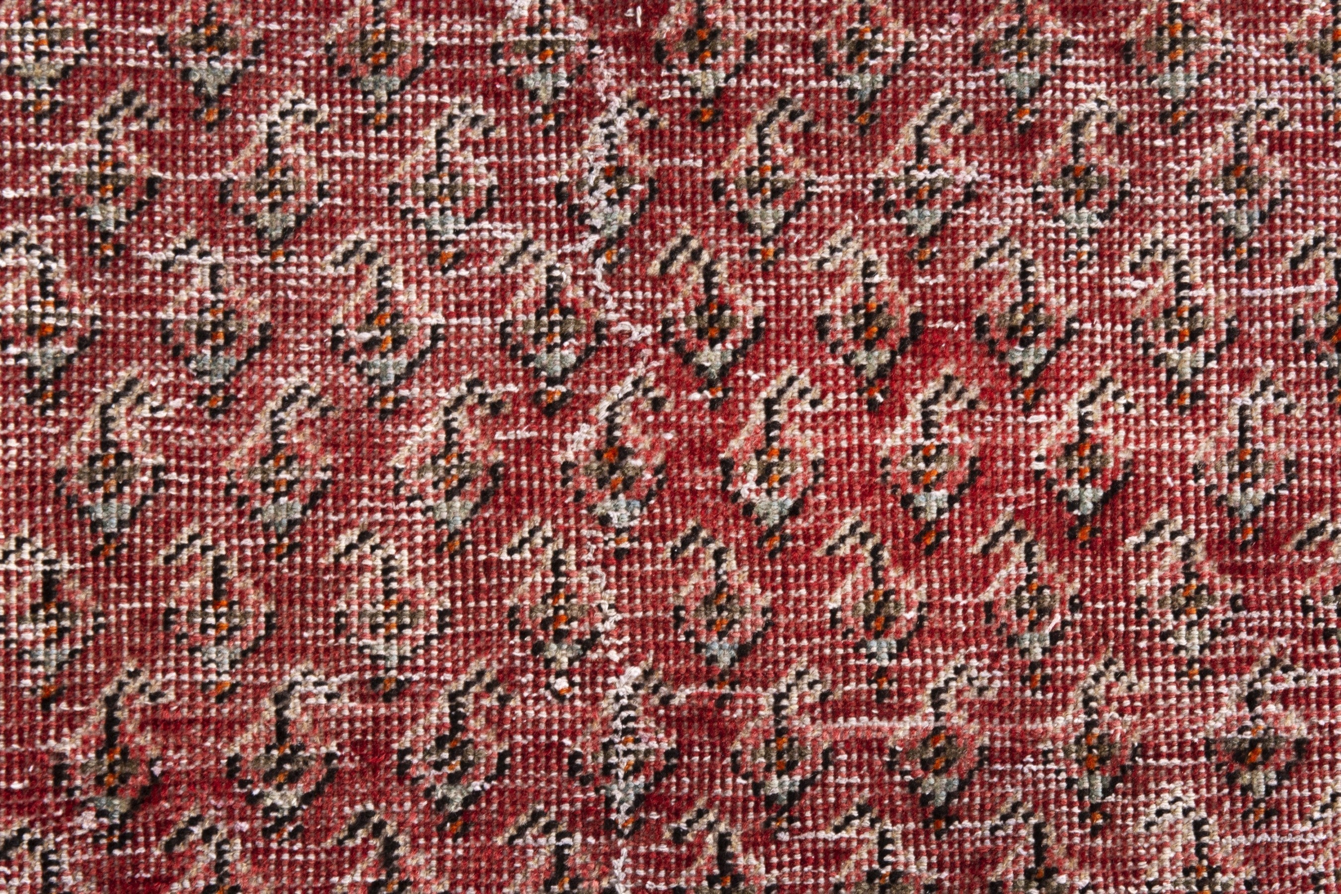 Persian Mahal runner rug in rust and cream, view 12 of 19