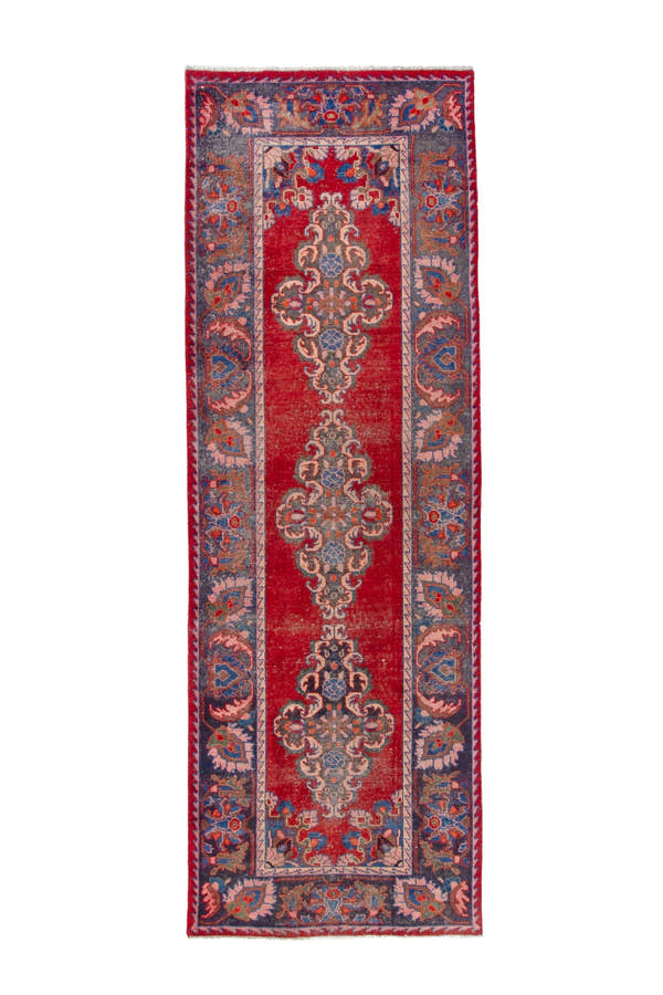 2946, Persian Hamadan Runner Rug
