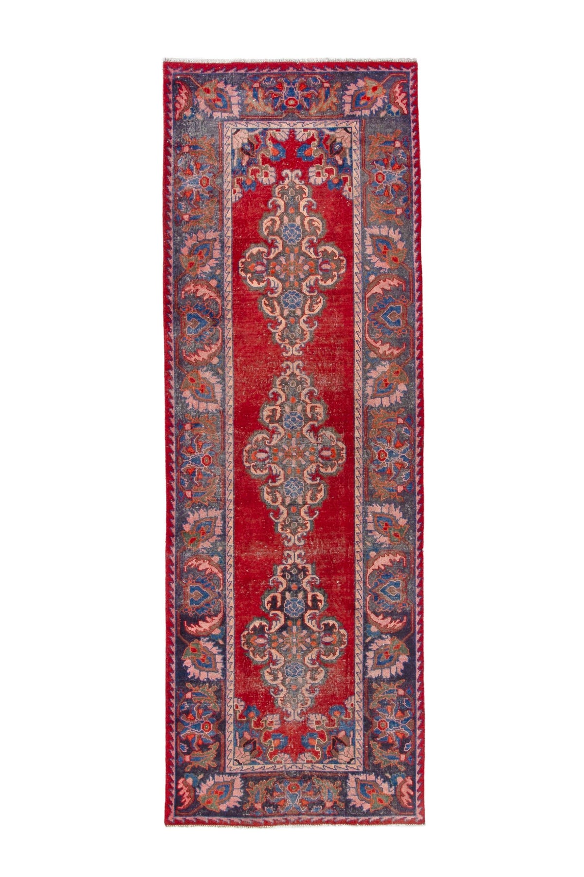 2946, Persian Hamadan Runner Rug