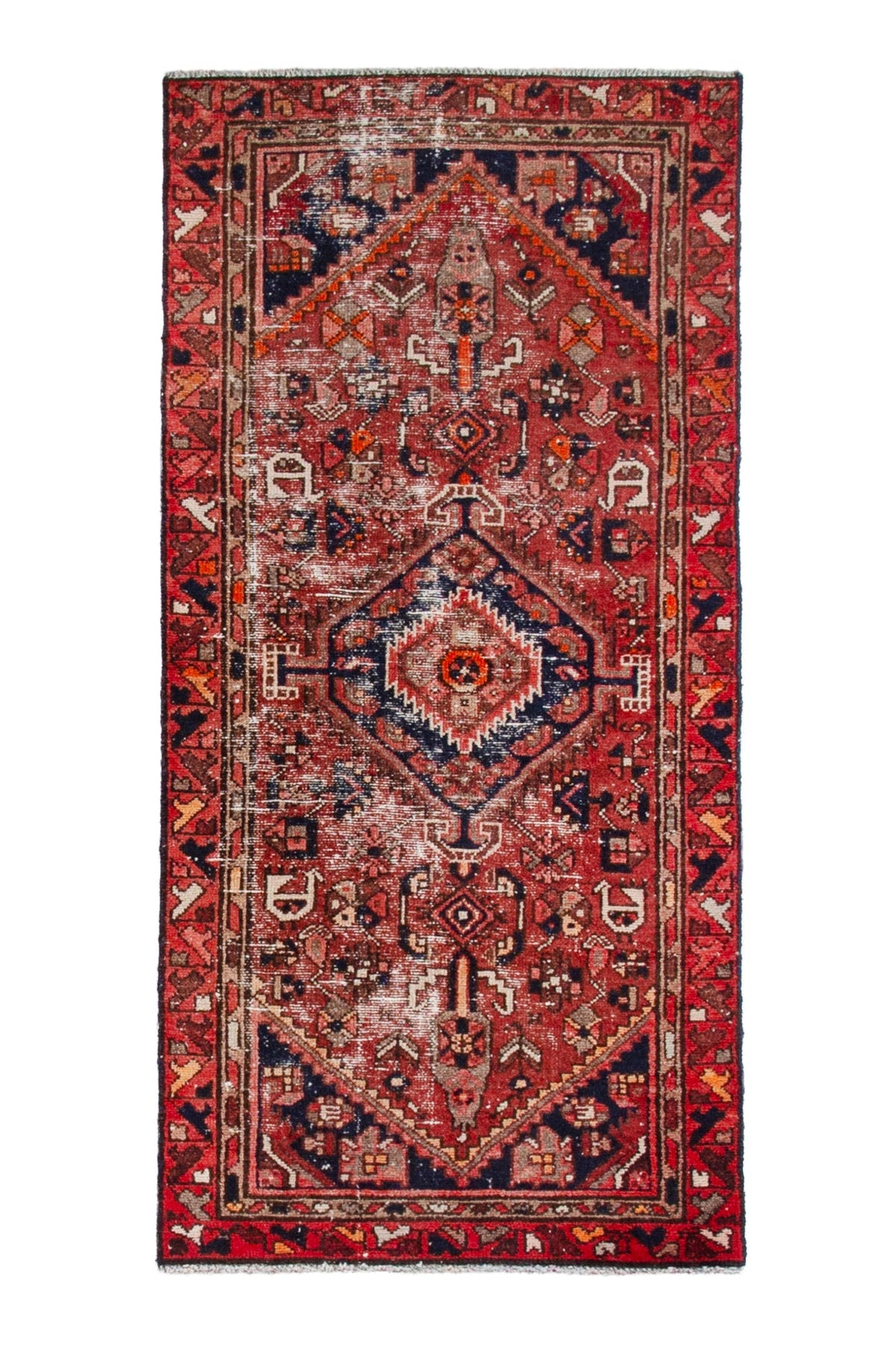 2950, Persian Hamadan Runner Rug