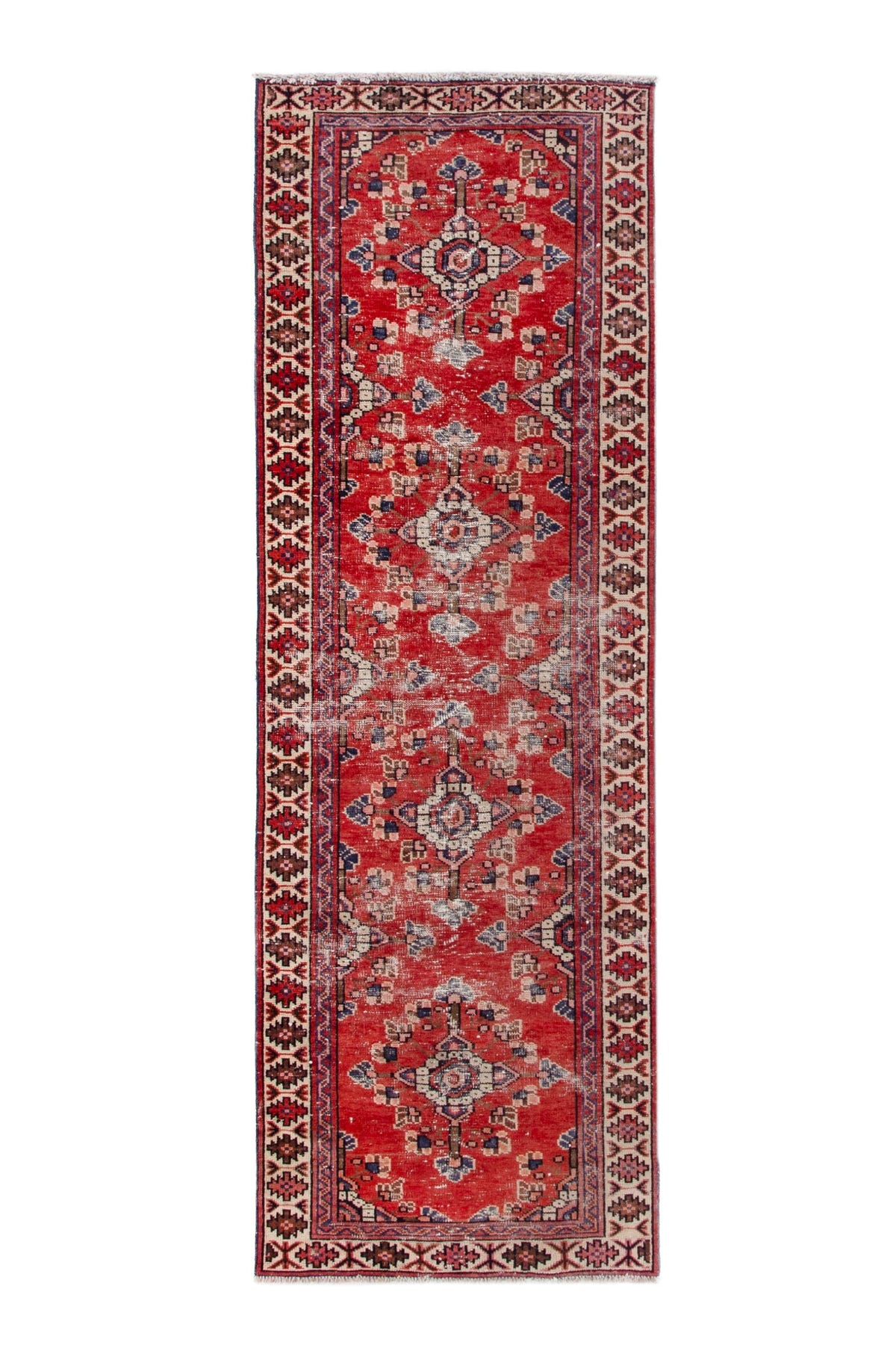 2952, Persian Hamadan Runner Rug