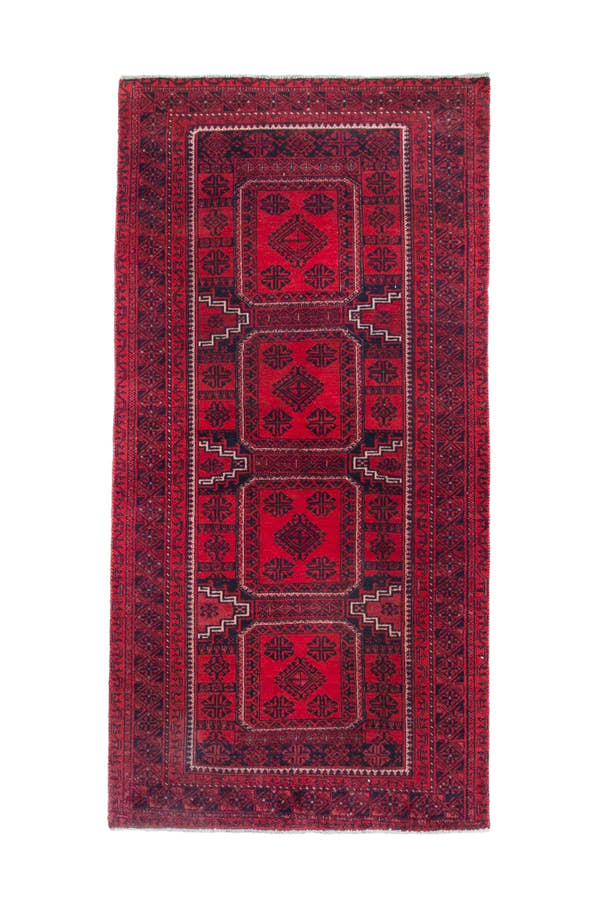 2956, Persian Baluch Runner Rug