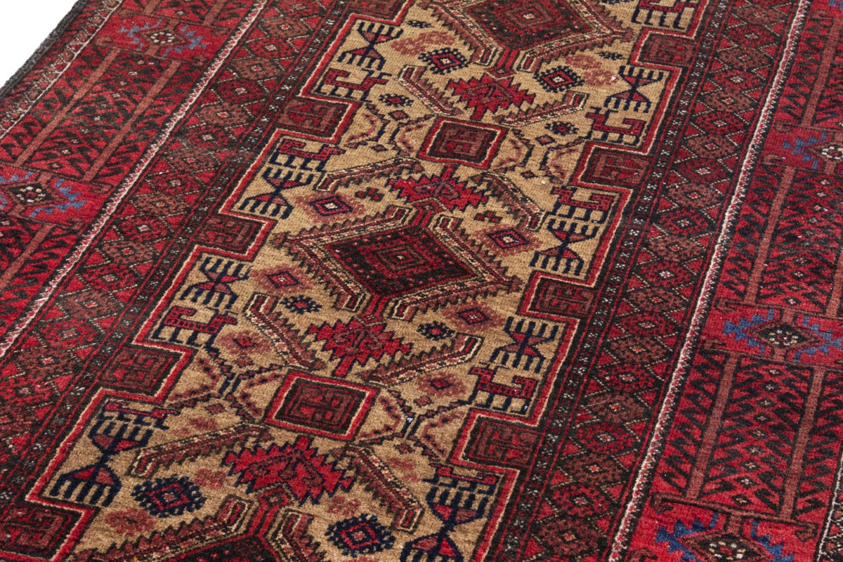 2965, Persian Baluch Runner Rug