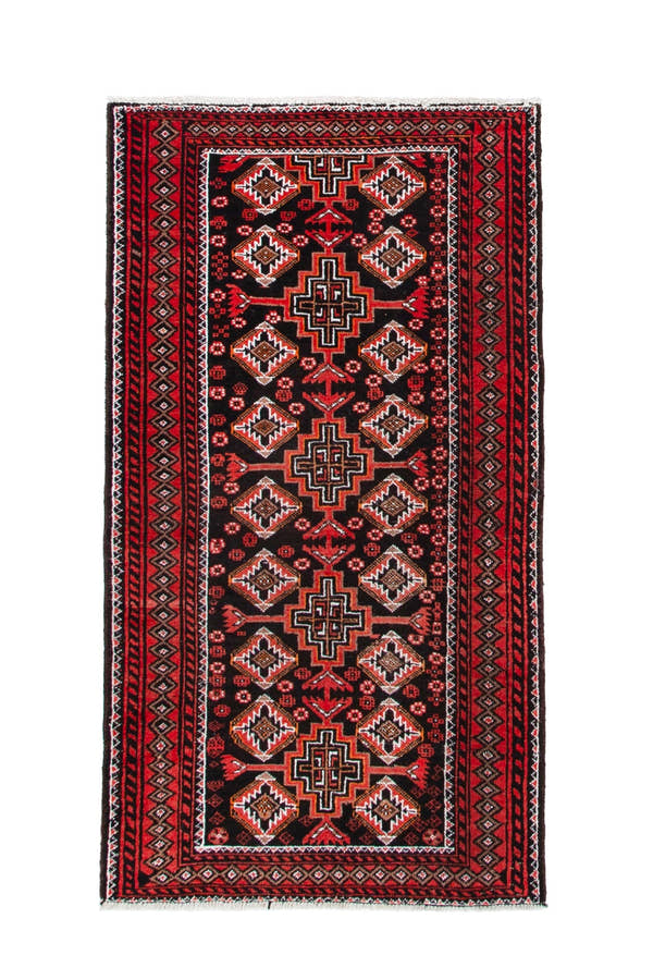 2968, Persian Baluch Area Rug