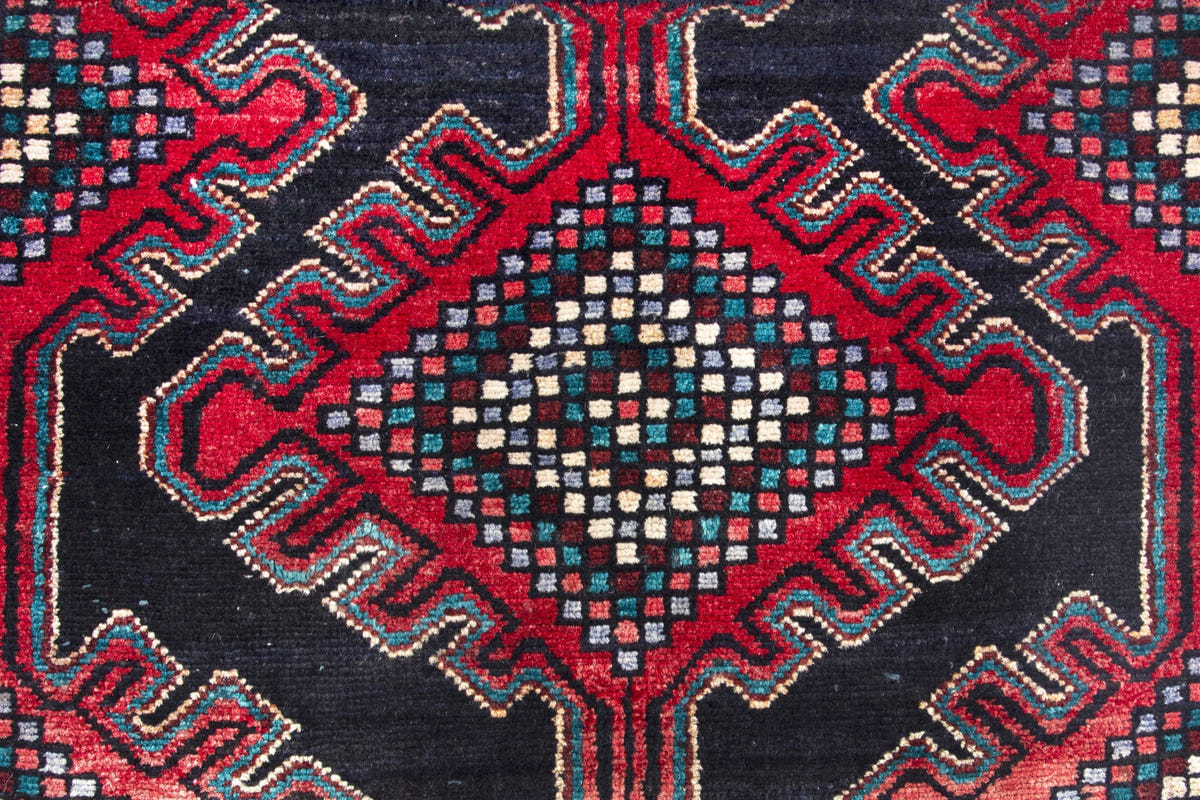 2986, Persian Hamadan Runner Rug