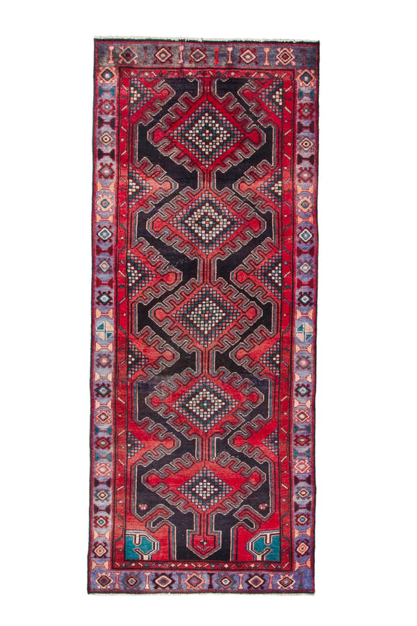 2986, Persian Hamadan Runner Rug