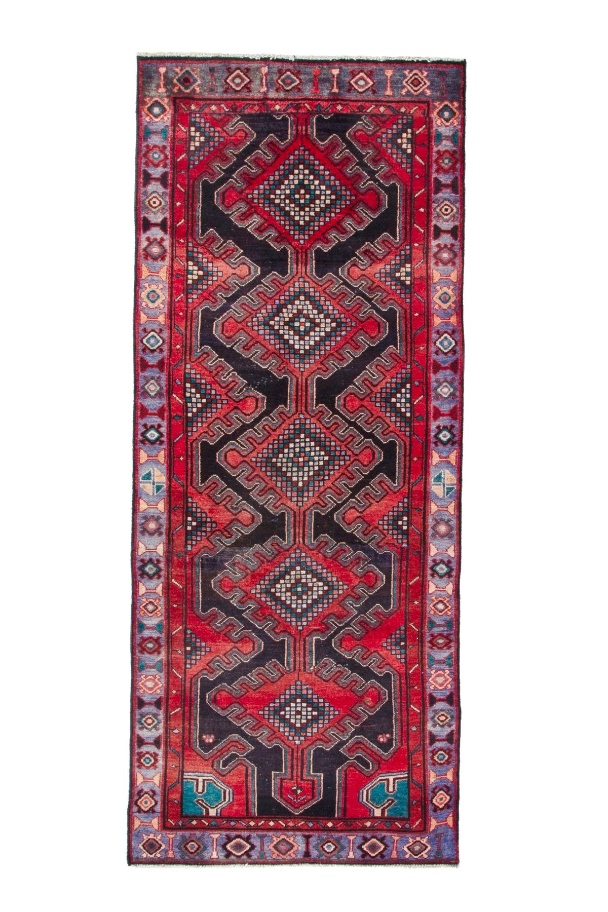 2986, Persian Hamadan Runner Rug