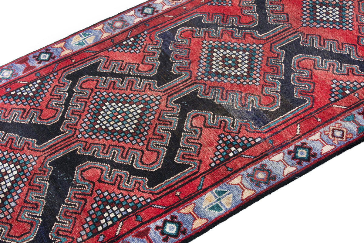 2986, Persian Hamadan Runner Rug